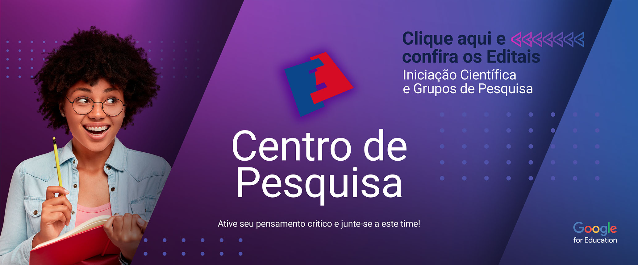 Banner site - Centro de Pesquisa